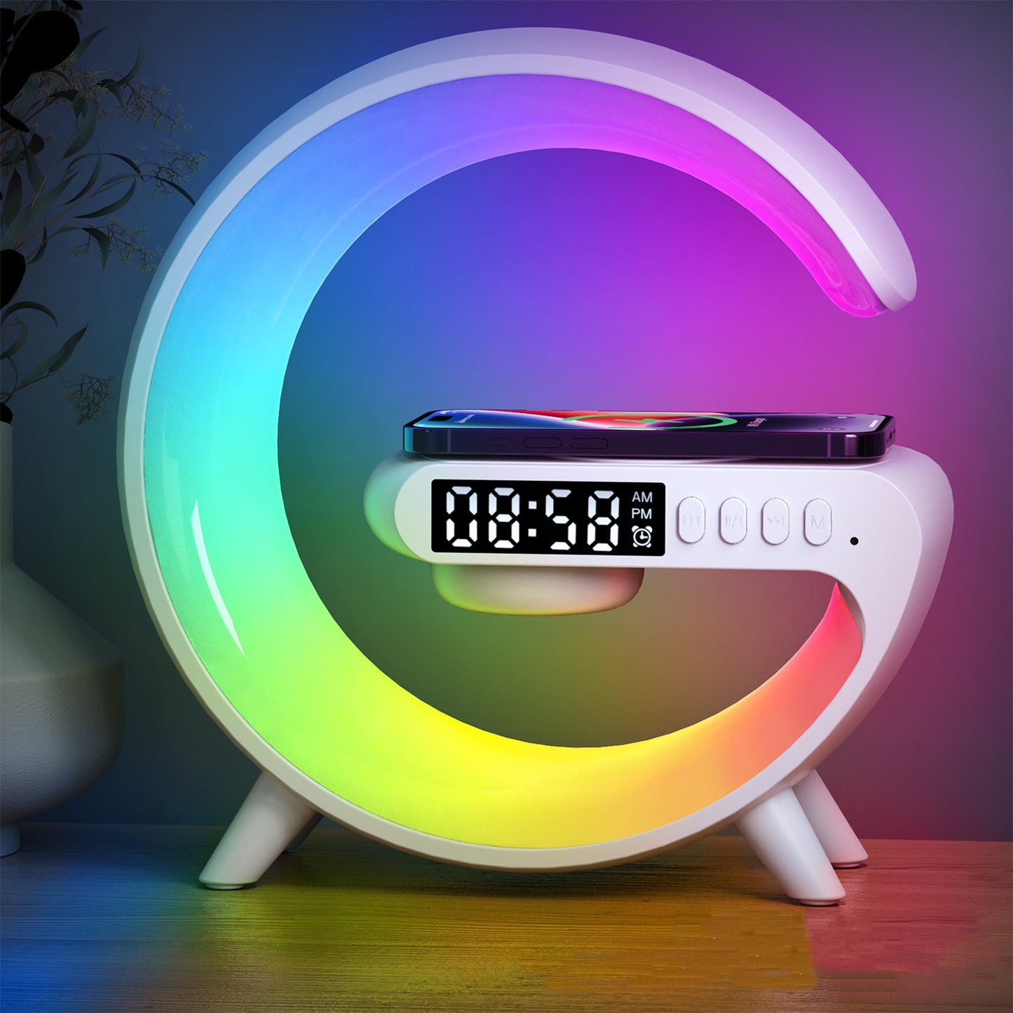 Xm-g3 Latest Wireless Charging Speaker with 30W Fast Charging