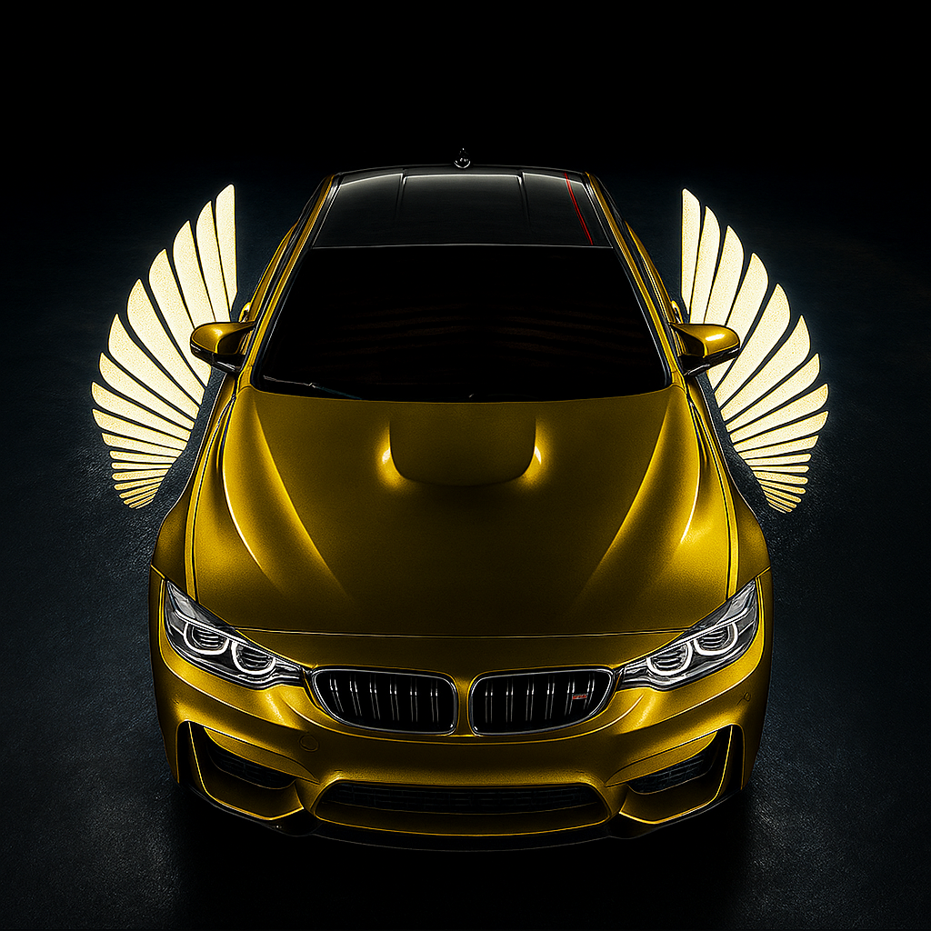 Angel Wings LED Light for Cars & Bikes (2 Pcs)