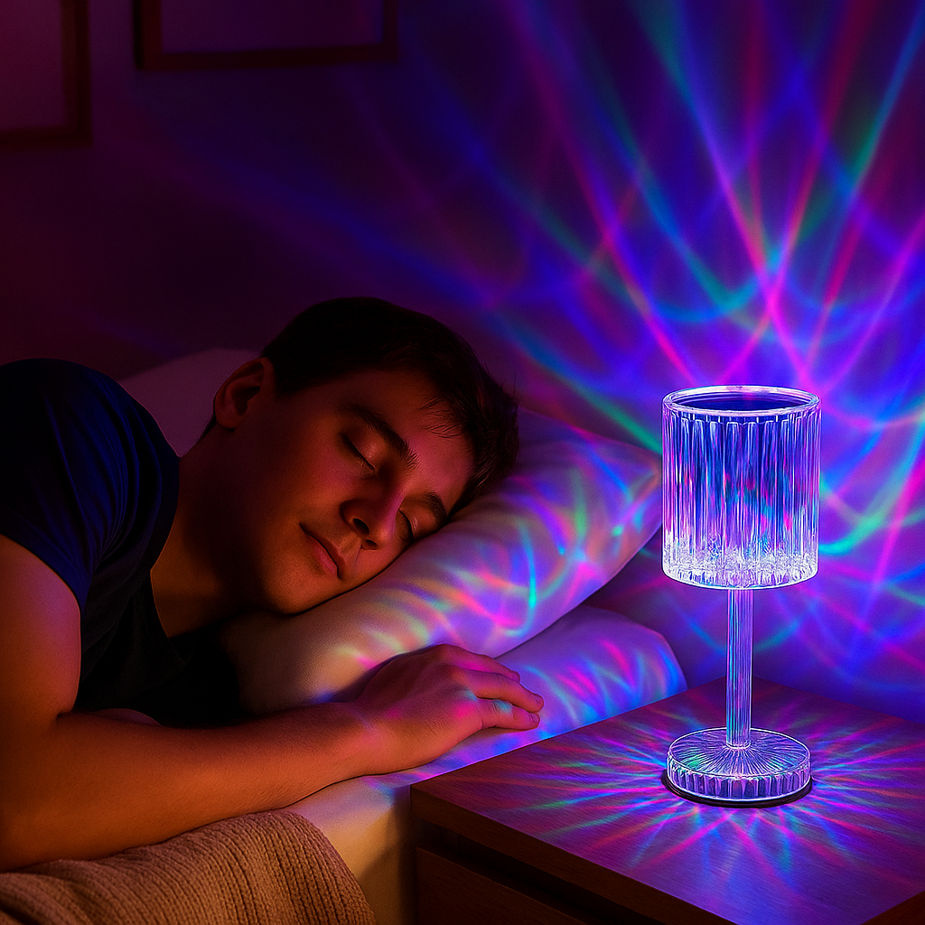 Crystal Diamond Table Lamp