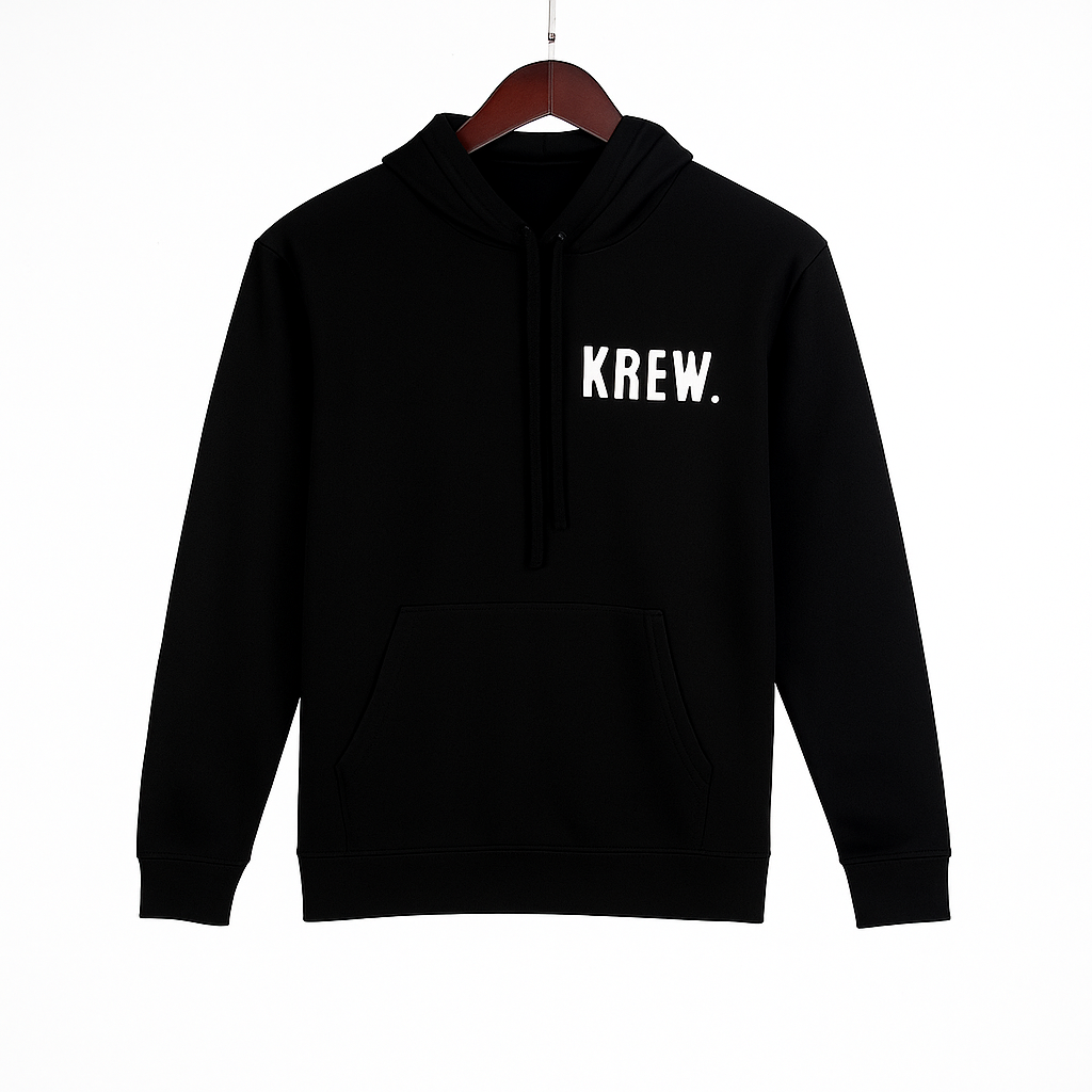 KREW Graffiti Bear Hoodie – Black (Astralite x KREW)