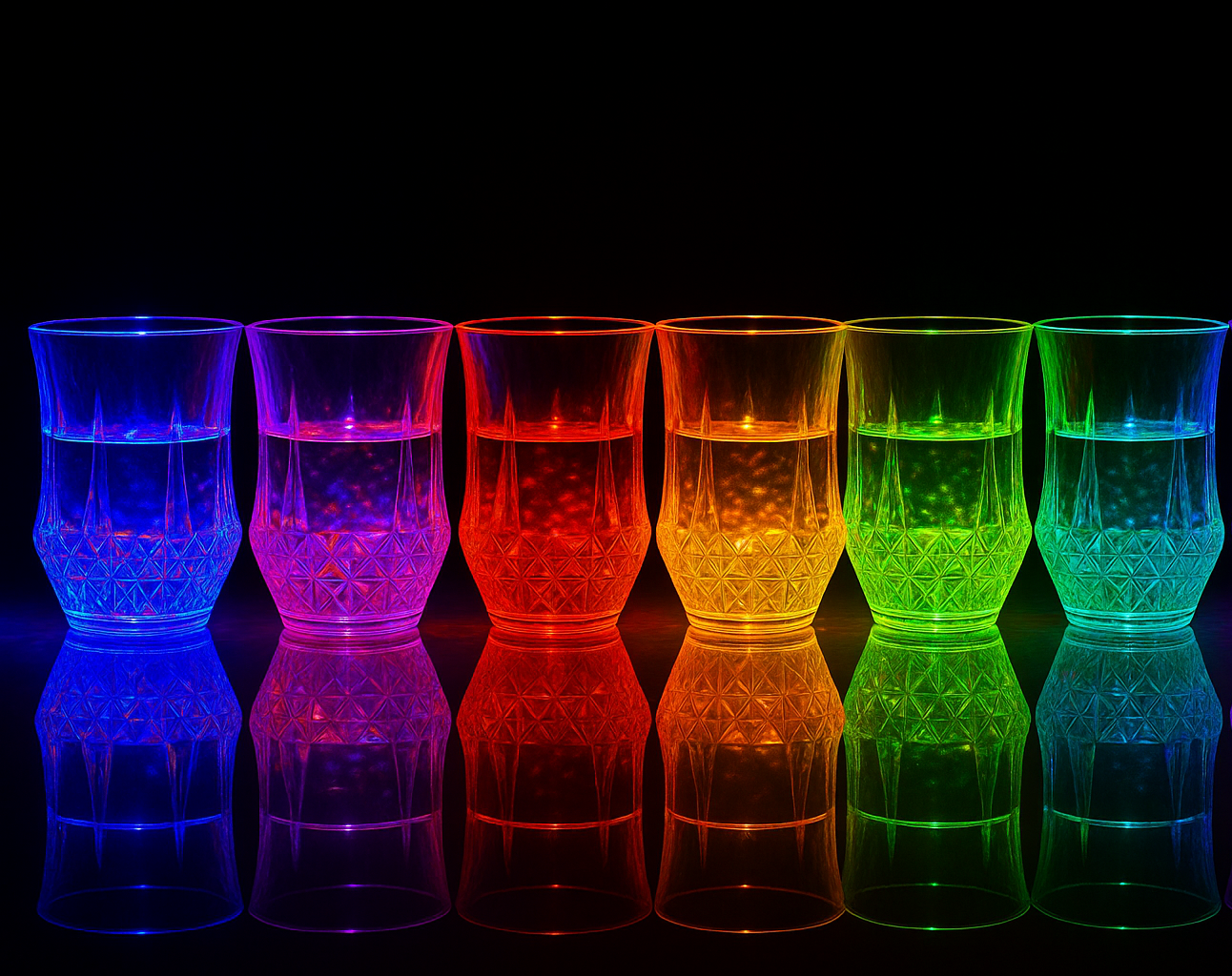 Rainbow Color LED Cup