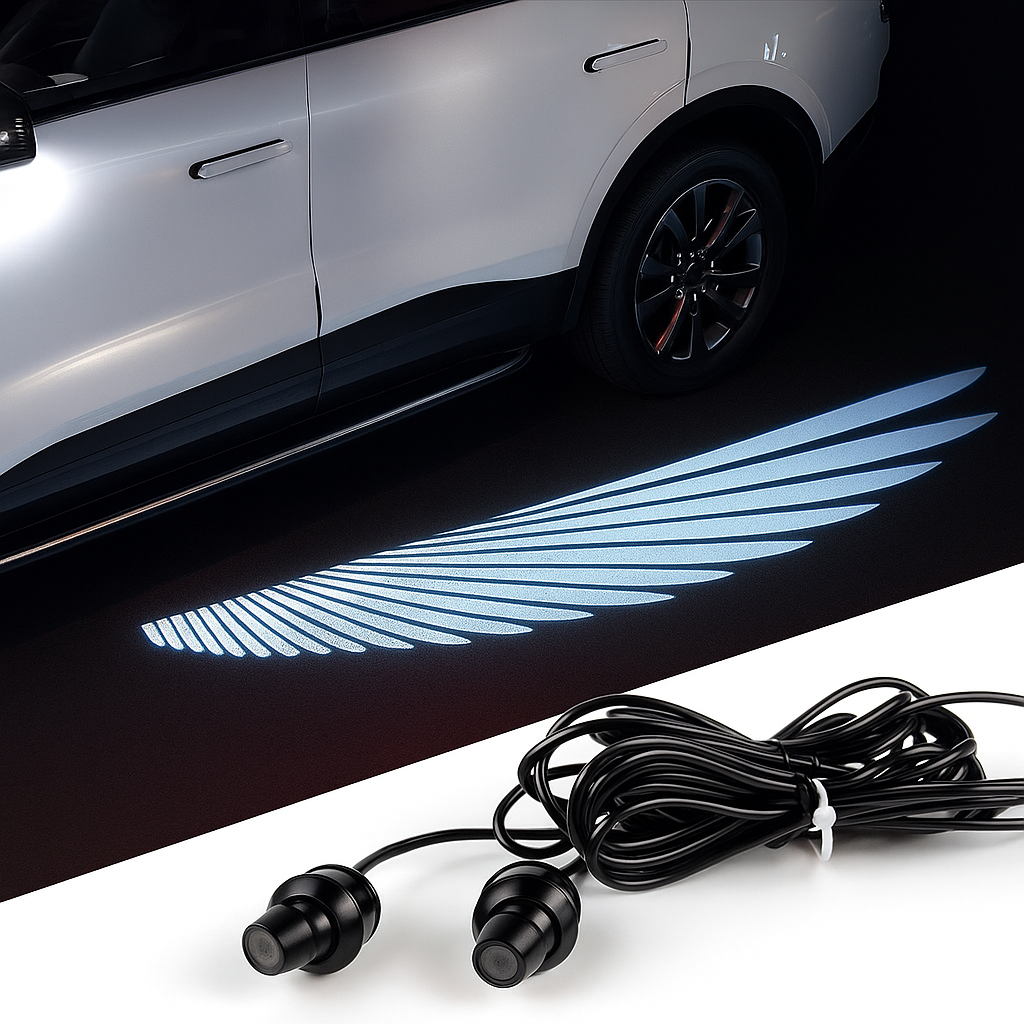 Angel Wings LED Light for Cars & Bikes (2 Pcs)