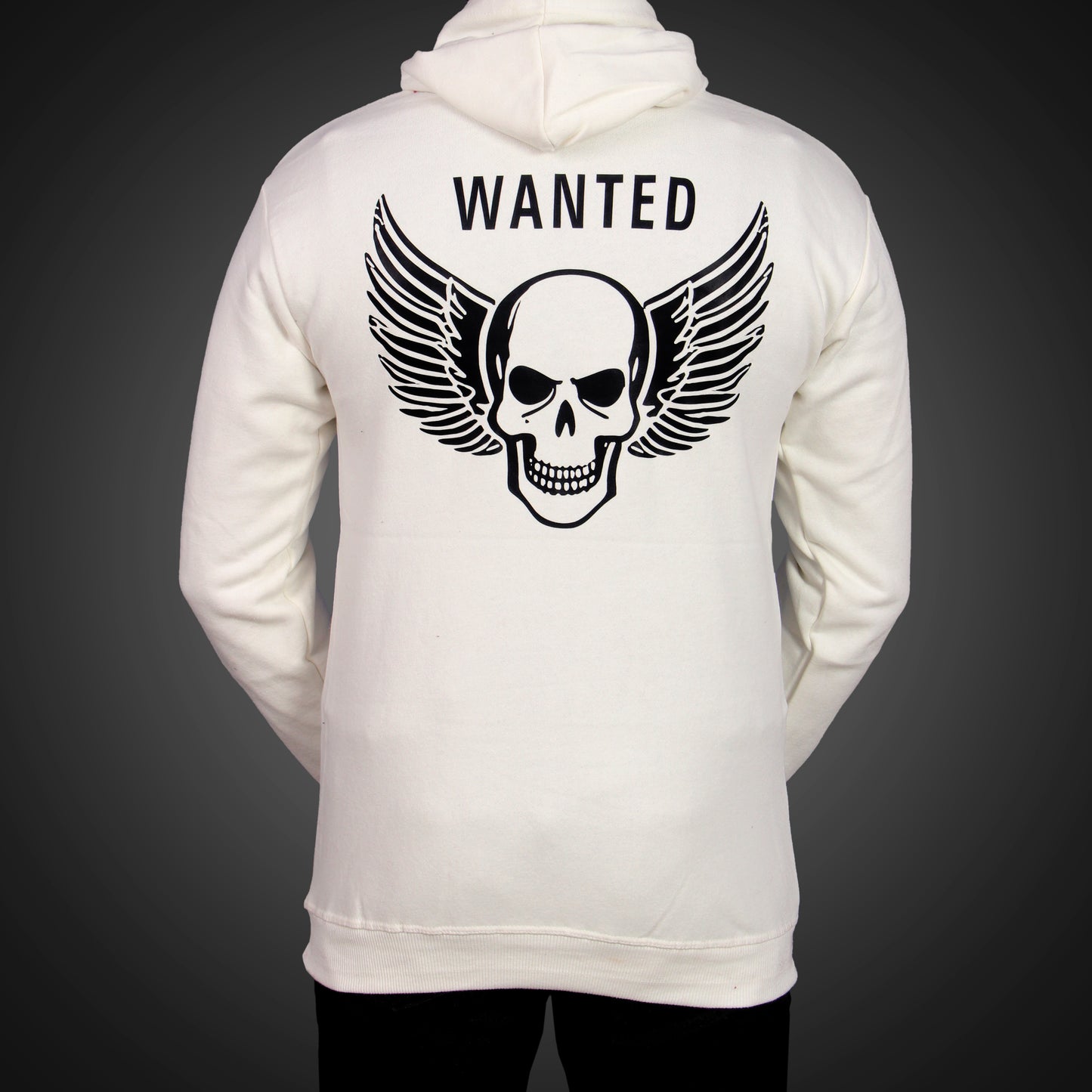 KREW Wanted Skull Hoodie – White (Astralite x KREW)