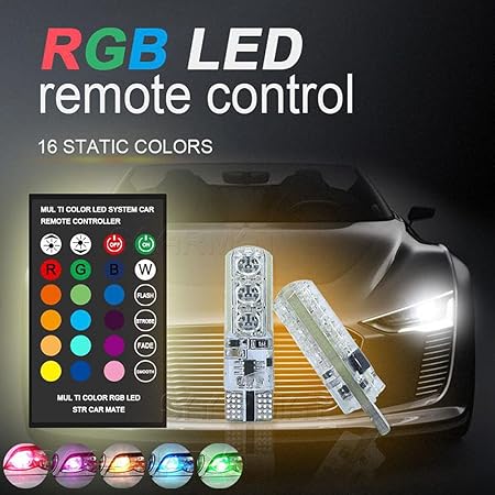 Rgb Multicolor Car Led Bulbs