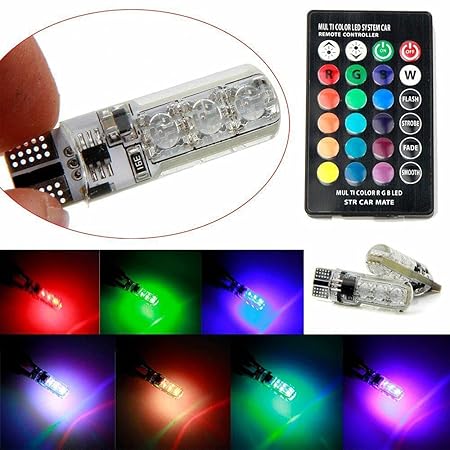 Rgb Multicolor Car Led Bulbs