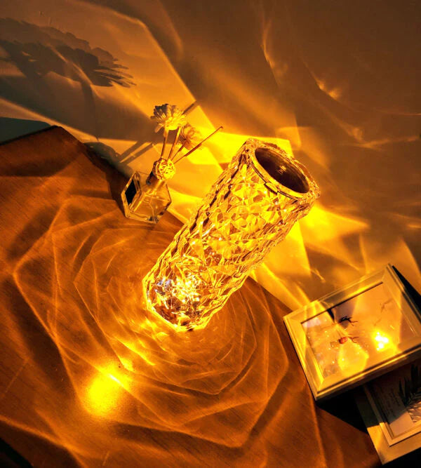 Diamond Rose Crystal USB Lamp