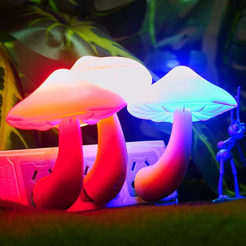 Flower Shape Led Night Light (Random Color)