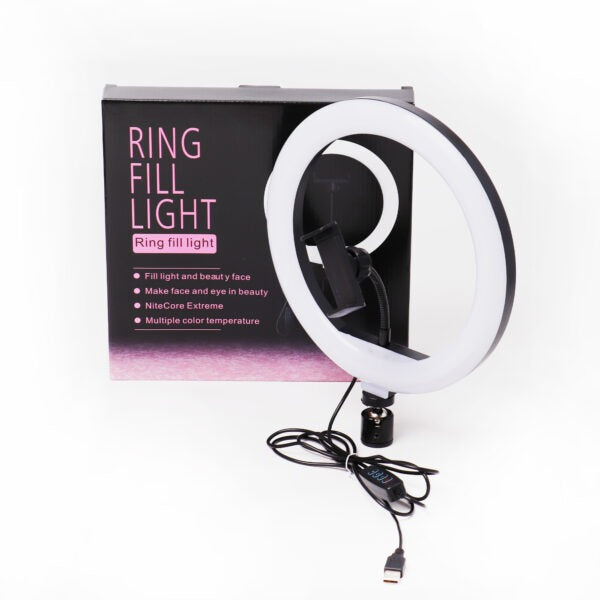 Led Ring Light 26cm With Phone Holder
