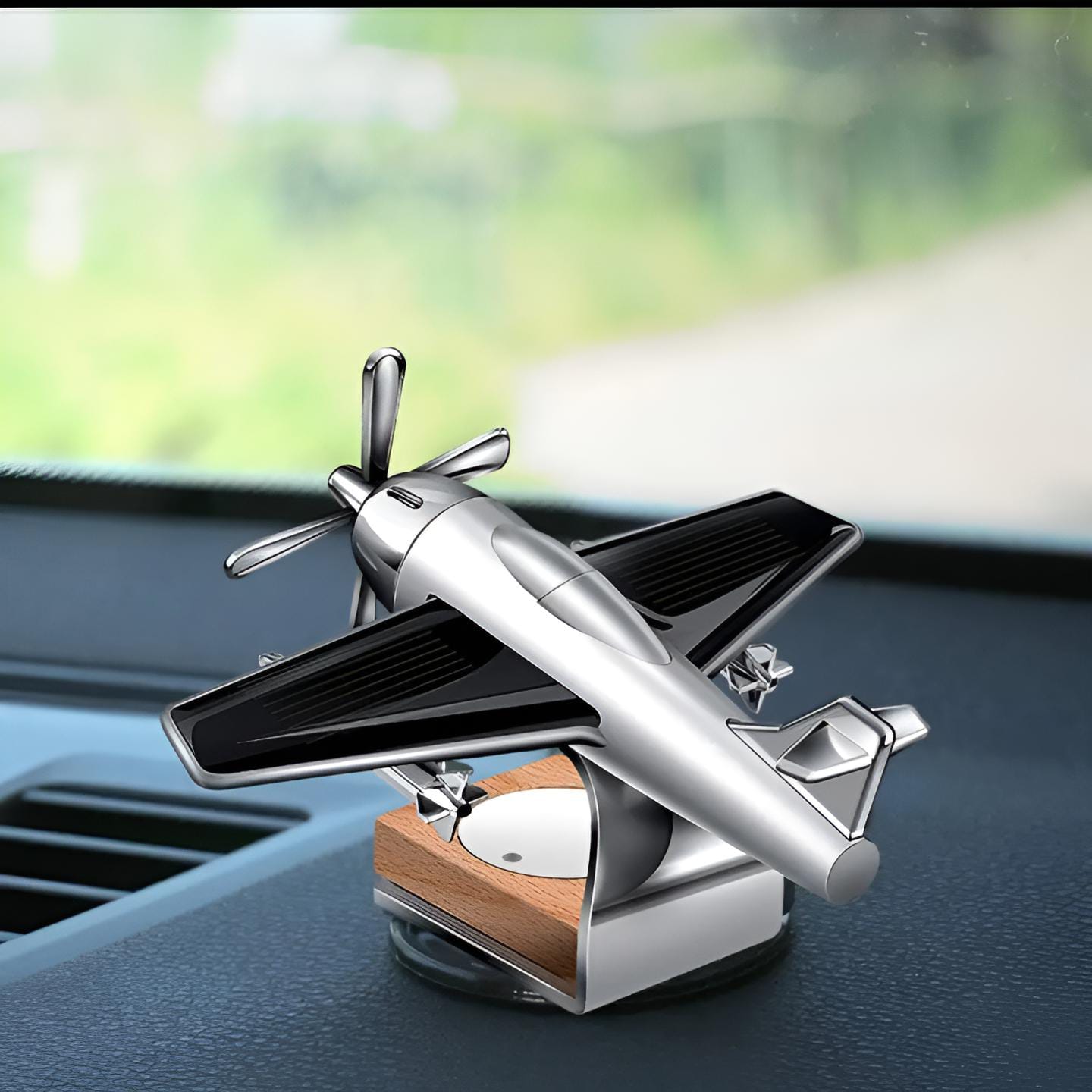 Solar Aeroplane Car Air Freshener