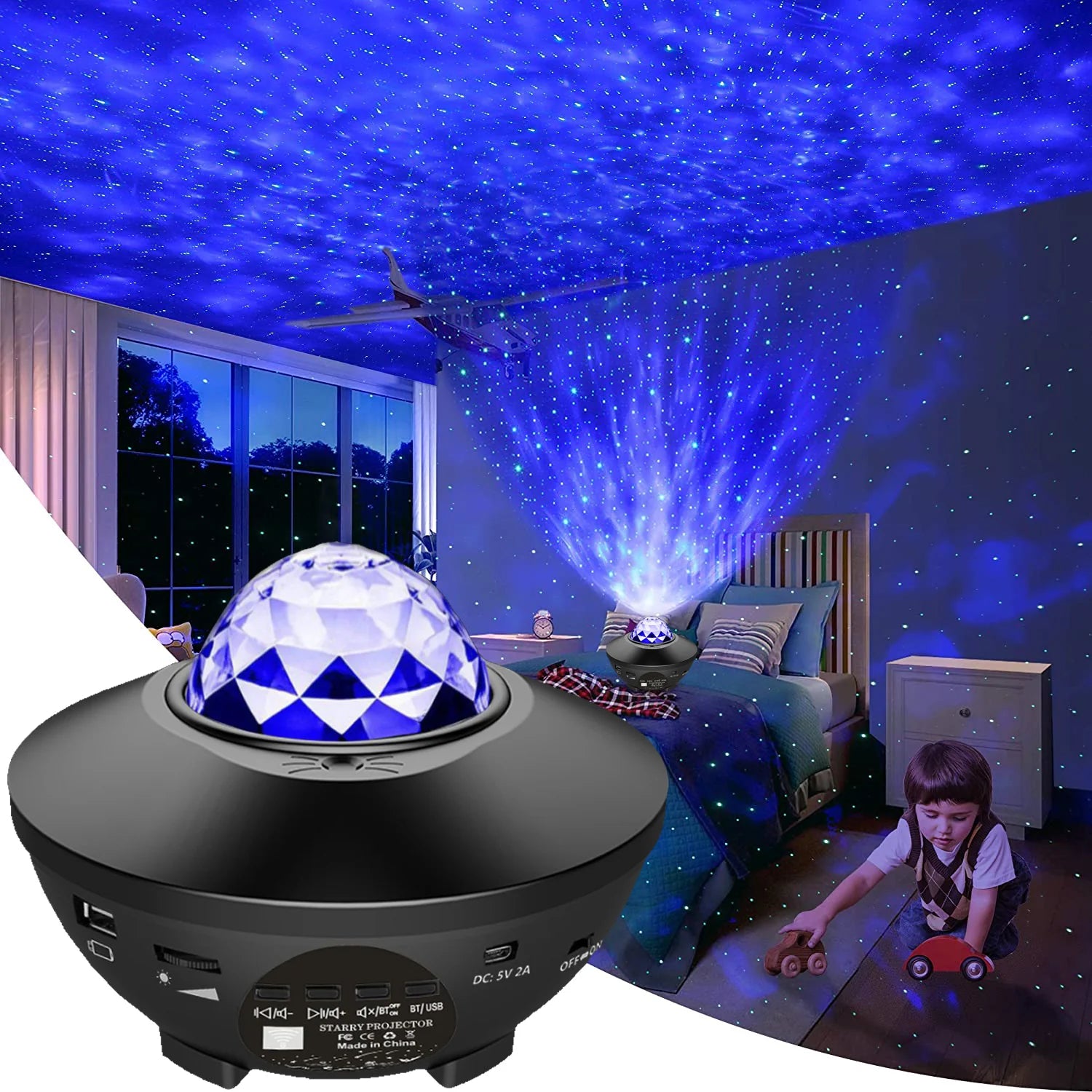 Galaxy Ocean Wave Light Projector Astralite