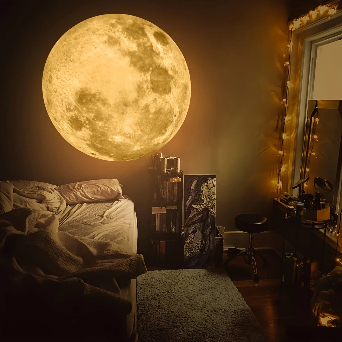 3-in-1 Rotatable USB Moon Light