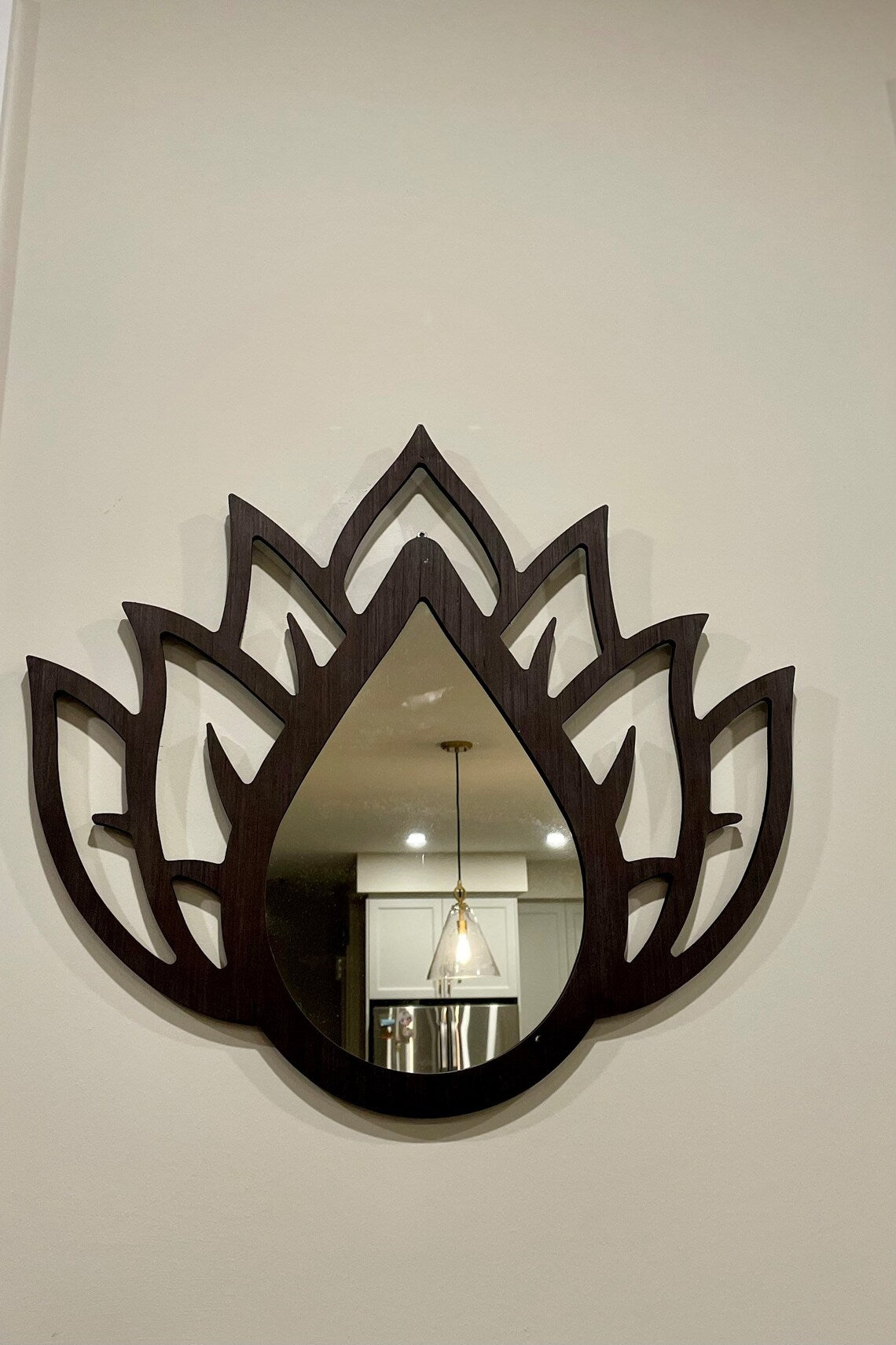 Bold Lotus Mirror