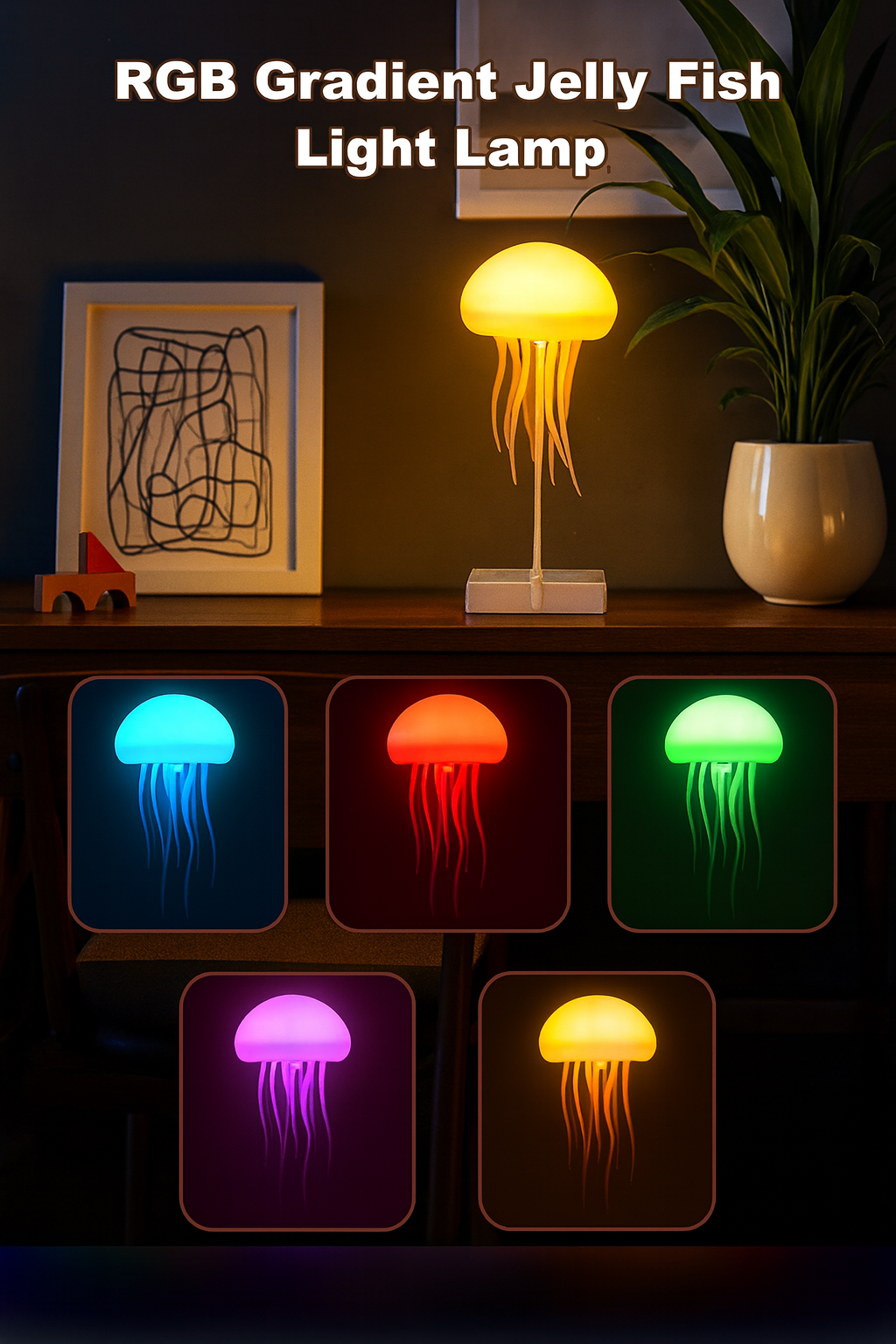 JellyFish Light RGB Lamp