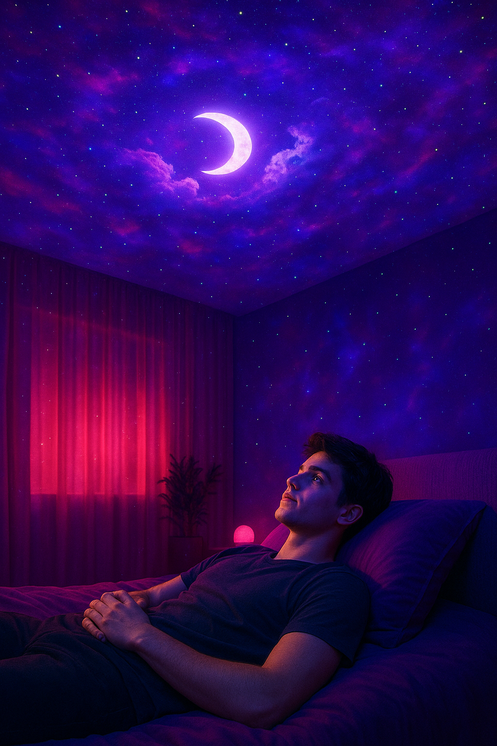 Galaxy Ocean Wave Light Projector