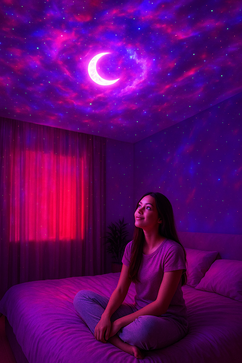 Galaxy Ocean Wave Light Projector