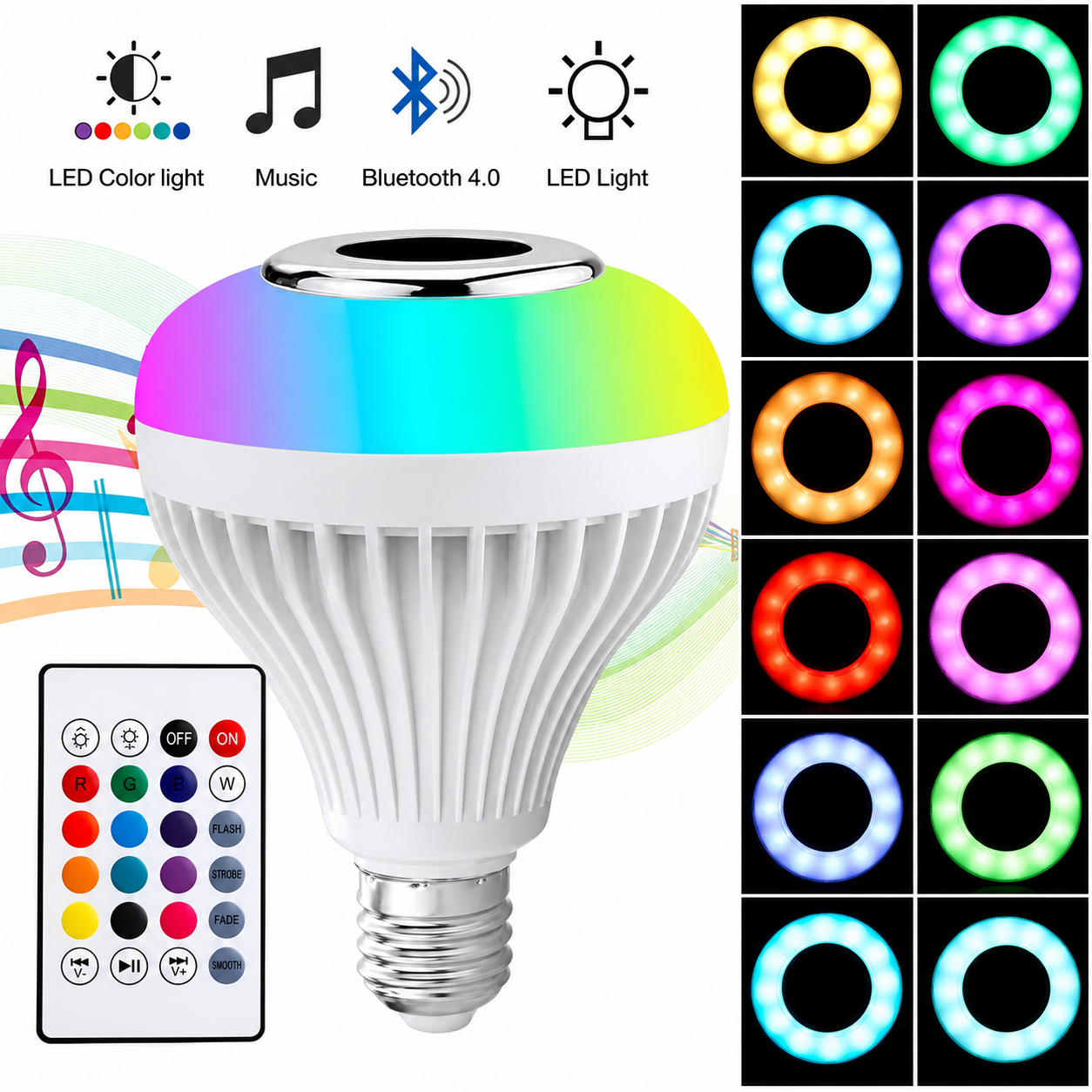 Color Changing Smart Wifi Rgb Led Bulb