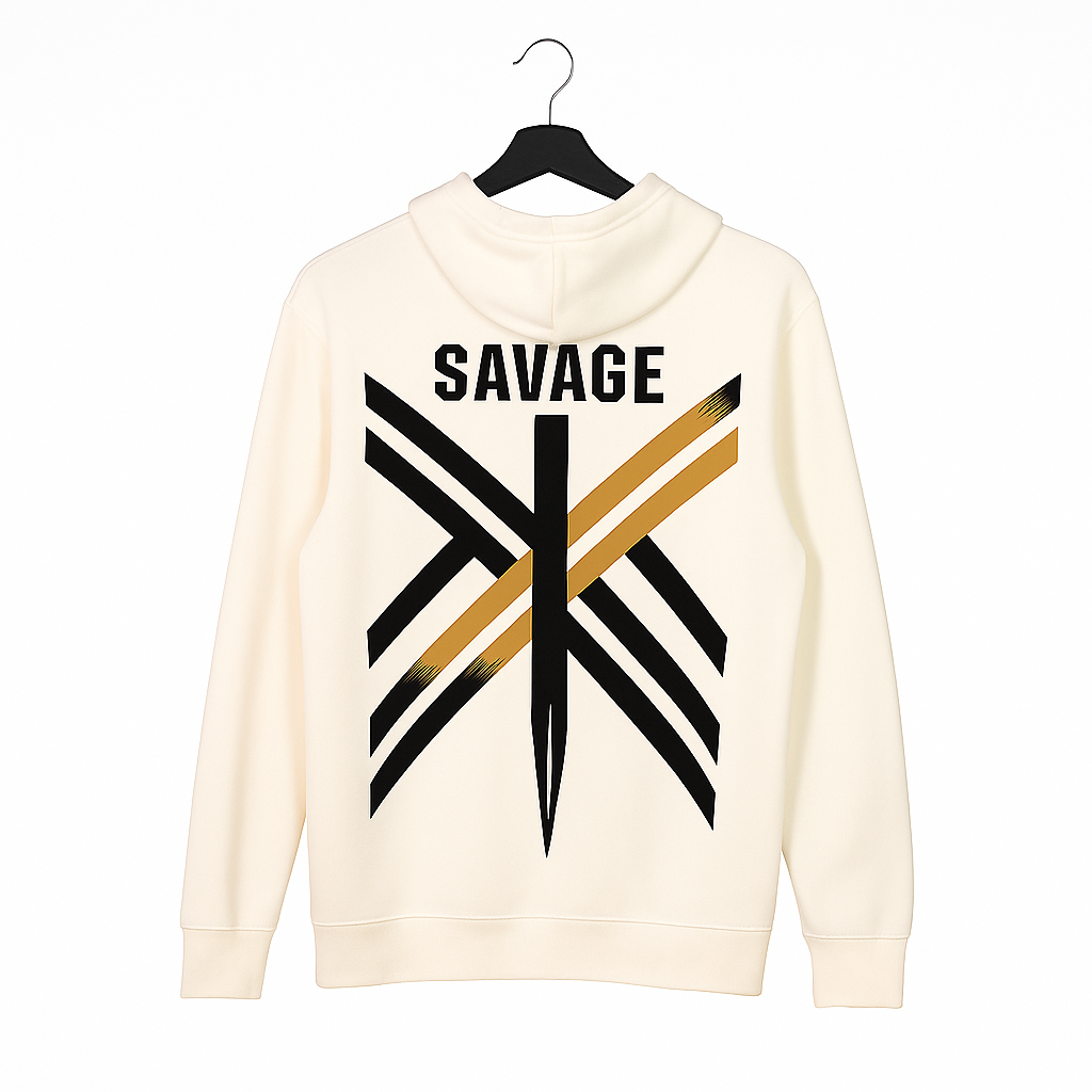 KREW Savage Wolf Hoodie – White (Astralite x KREW)