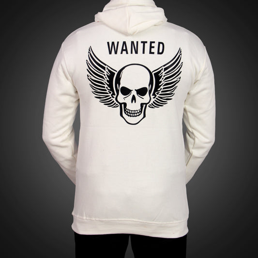 KREW Wanted Skull Hoodie – White (Astralite x KREW)