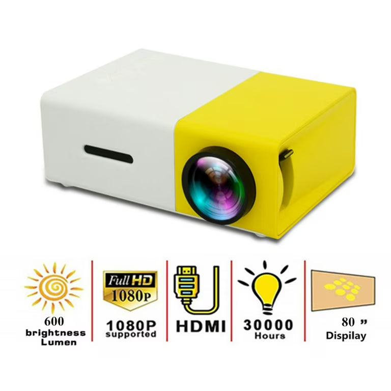 Portable YG300 Mini LED Projector