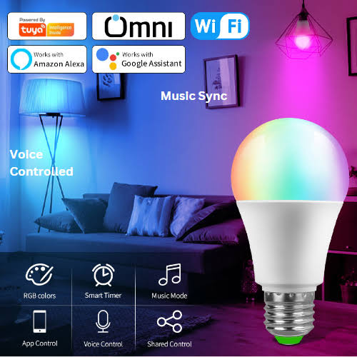 Color Changing Smart Wifi Rgb Led Bulb