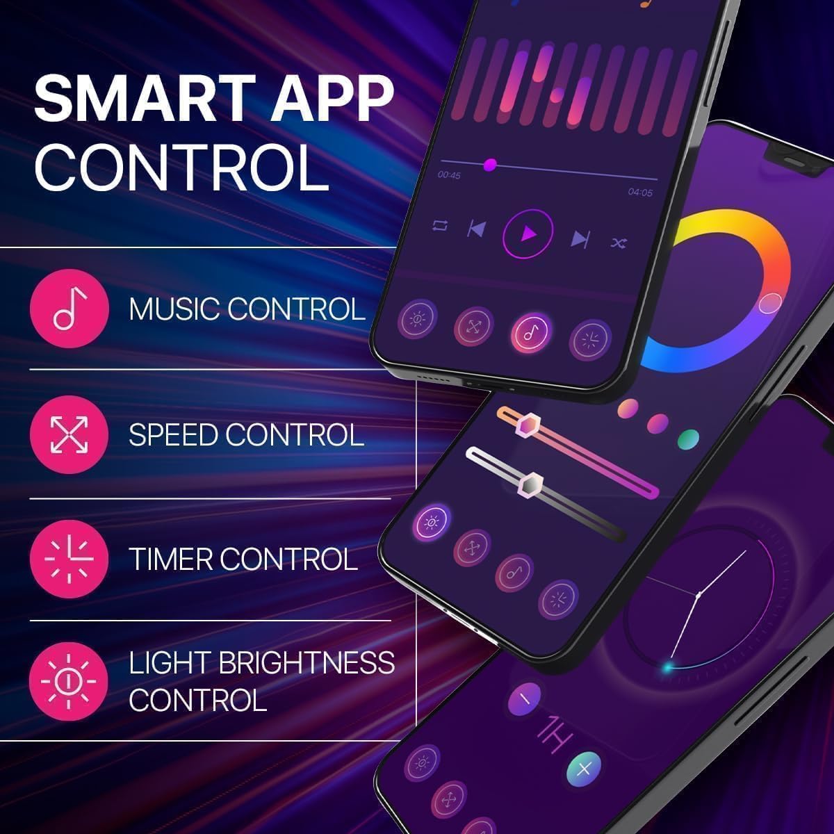 Galaxy Ocean Wave Light Projector