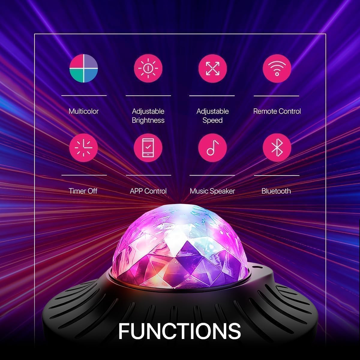 Galaxy Ocean Wave Light Projector