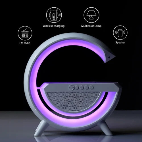 G Shaped Bluetooth Speaker with 15W Wireless Charging