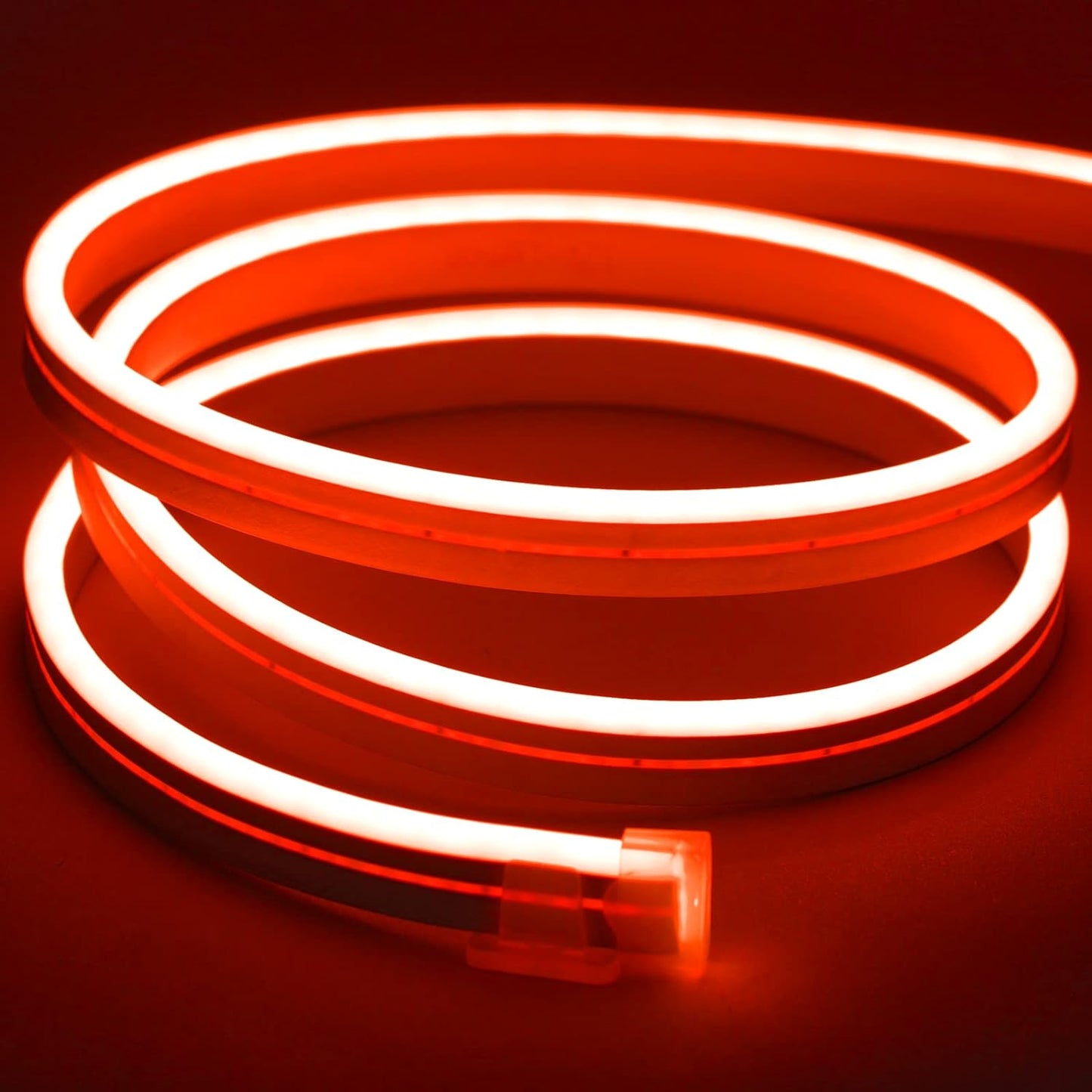 LED Neon Strip Lights, Red 12V/16.4ft