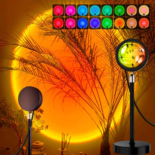 Sunset Lamp Multi Color With Remote