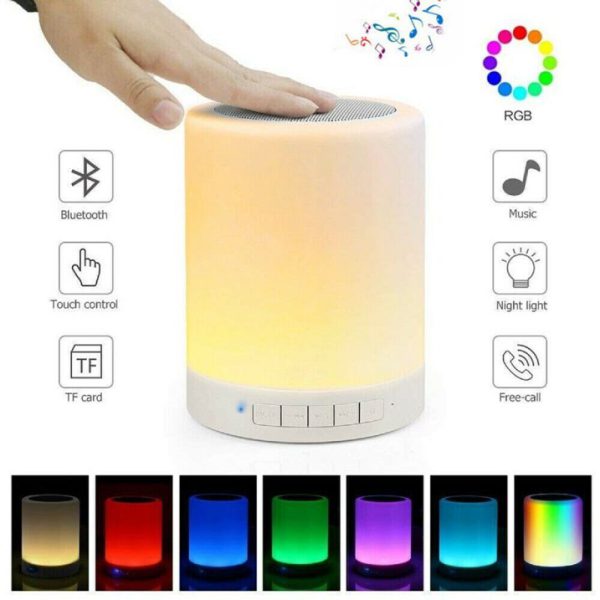 Portable Touch Lamp with Bluetooth Speaker